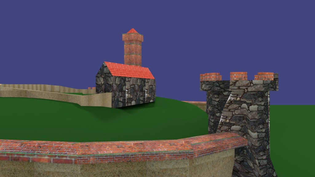 Blide, Tebuchet, Tribok beim Beschuss einer Burgmauer preview image 2